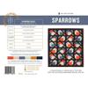 Sparrows Quilt Pattern Modern Songbird Quilt Design, 65.5" x 71", Beginner Friendly Pen & Paper Pattern view 3