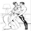 Tom of Finland Very Adult, Very Gay Coloring Book 8.5x11 view 2