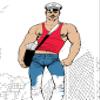 Tom of Finland Very Adult, Very Gay Coloring Book 8.5x11 view 4