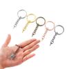 AGCFABS 10pcs/lot 25 28 30mm Screw Eye Pin Key Chain Key Ring with Eye Screws Round Split Keyrings for DIY Jewelry Making Accessories (Gold, 30 mm) view 4