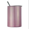 Ink Trendz 4 Pack Sublimation Blank Shimmer Skinny Straight Tumbler Stainless Steel 20 ounce Tumblers with Straws & Individually Boxed Polymer Sublimation Coating (Shimmer Pink, 4 Pack) view 3