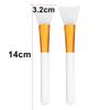 AGCFABS 1-5Pcs Epoxy Resin Mold Silicone Brush Soft Head Gel Stirring Brush for Easy to Clean DIY Jewelry Making Tool Accessories Supply (Black, 2Pcsx1.26x5.51 inches) view 2