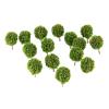 DUO ER 30Pcs 3.5cm Landscape Scenery Topiary Green Model Trees Railroad Train Diorama Layout Scene 1/100 Artificial Plants view 4