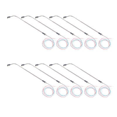EXCEART 10pcs Model Railway Train Lamp Post Led Street Light Layout Stainless Steel Scale Railroad Model Lighting for Train and Miniature Displays