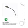 EXCEART 10pcs Model Railway Train Lamp Post Led Street Light Layout Stainless Steel Scale Railroad Model Lighting for Train and Miniature Displays view 4