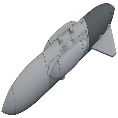 EDU672265 Eduardo 1/72 Brushing Sky Shadow ECM Pod Plastic Model Parts