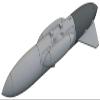 EDU672265 Eduardo 1/72 Brushing Sky Shadow ECM Pod Plastic Model Parts view 1