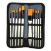 10Pcs Paint Brushes Set Nylon Paintbrushes for Watercolor Gouache Acrylic Painting Tool with Storage Bag view 1