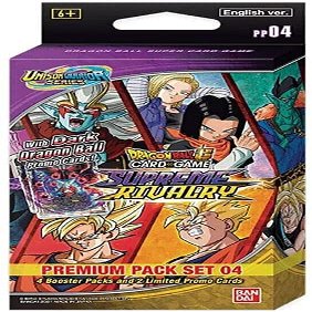 DBZ Dragon Ball Super Supreme Rivalry Premium Pack Set - 4 Booster Packs