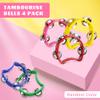 Yonty Kids Tambourine 4-Pack | Musical Instruments for Toddlers Ages 3+ with 4 Metal Jingles | ASTM-Certified, Non-Toxic & Durable for Classroom, Preschool, Family Band view 2