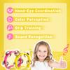 Yonty Kids Tambourine 4-Pack | Musical Instruments for Toddlers Ages 3+ with 4 Metal Jingles | ASTM-Certified, Non-Toxic & Durable for Classroom, Preschool, Family Band view 4