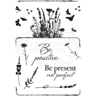 Creative Expressions Designer Boutique Collection-Sweet Meadow-Clear Stamp Set, A6