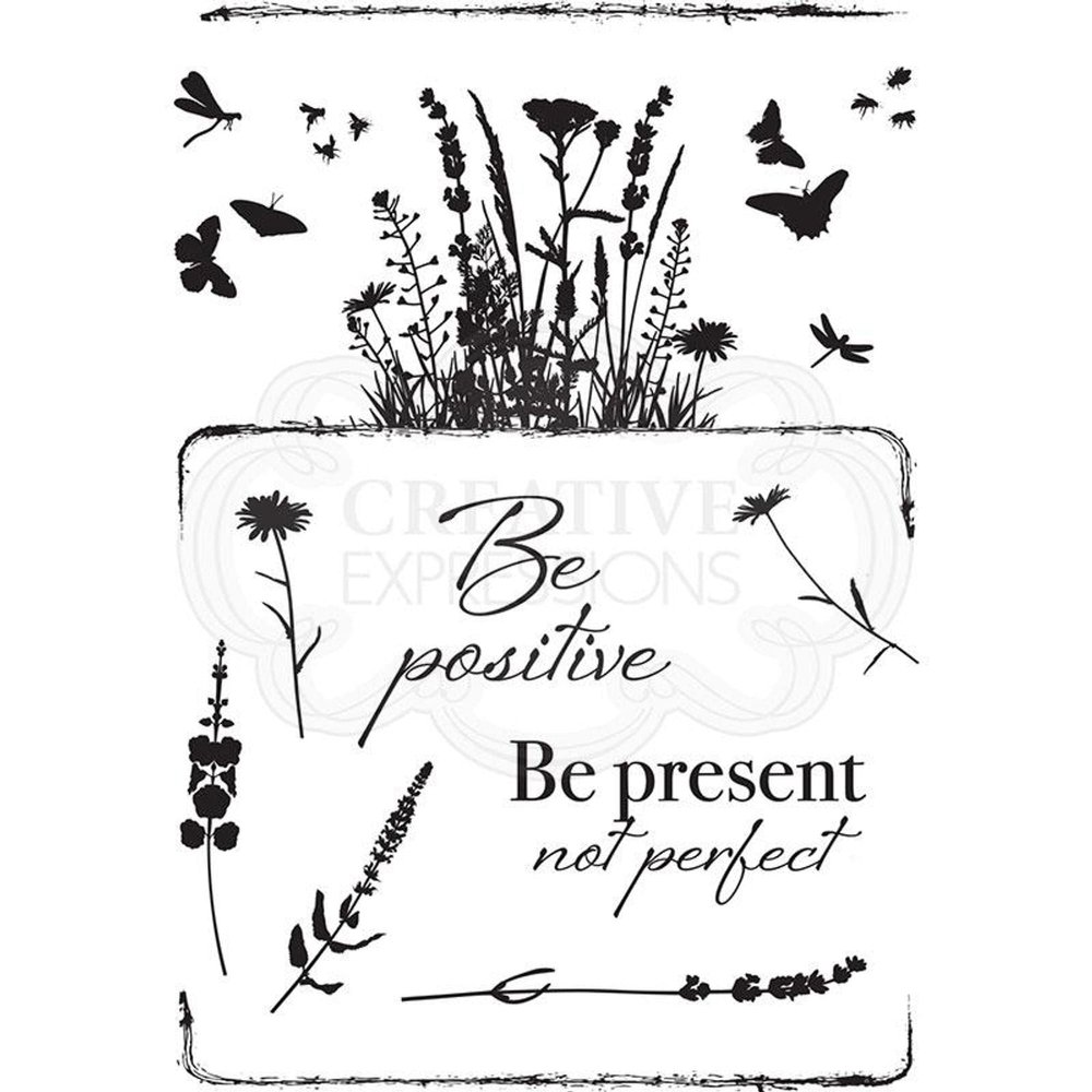 Creative Expressions Designer Boutique Collection-Sweet Meadow-Clear Stamp Set, A6