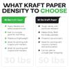 IDL Packaging 48" x 14400" (1200 feet) - USA-Made Large Brown Kraft Paper Roll - 30lb Thickness - Natural Kraft Wrapping Paper for Packing, Void Filling - Craft Material for Kids Art Projects view 4