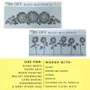 Sunflower Stencils for Painting - on Wood, Walls, Fabric, Furniture, Canvas, DIY Home Decor - Reusable 16.5 x6 Inch Sun Flower Stencil Template Set for Stenciling on Door, Porch, Craft, Welcome Sign view 2