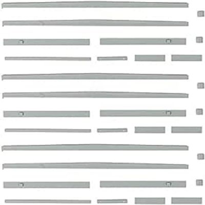 FALLER 180898 HO Scale Roof Beams and Wall Connectors - Goldbeck Modular Building Component - Various Lengths