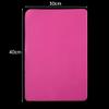 1Pc Creative Geometric Figure Concrete Flower Pot Tray Home Decoration Epoxy Resin Silicone Mold DIY Jewelry Making Findings (Pink, 40x30CM) view 2