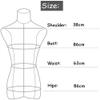 Mannequin Body Dress Form Dressmaking Mannequin Torso Dummy Female Adjustable Height Tripod Stand Wood Arms EIIDJFF 524(Color:#1) view 2