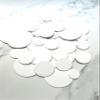 50 all white cardboard circle die cuts 1",1 1/4", 1 1/2", 1 3/4", 2 1/4", 2 1/2",3" (1 3/4 Inch) view 2