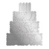 Gemini Abstract Shape Acyrlic Stamp & Metal Die Set - Celebration Cake view 2