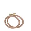 BWRMHME 4 X 6 Inch Oval Embroidery Hoops Wooden Cross Stitch Hoop Quilting Hoops Craft Tool- 16X10 cm (2PC) view 2