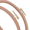 BWRMHME 4 X 6 Inch Oval Embroidery Hoops Wooden Cross Stitch Hoop Quilting Hoops Craft Tool- 16X10 cm (2PC) view 4