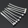 200pcs Round Ball Head Pins Headpin 38mm (1.5 Inch) Sterling Silver Plated Brass (Wire 0.8mm/20 Gauge) for DIY Craft Jewelry Making CF67-38 view 3
