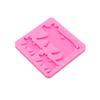 Super Shiny Pig Mother/Baby Family Resin Silicone Molds Keychain Resin Mold Key Ring Epoxy Resin Mold Animal Family Epoxy Resin Craft Polymer Clay Mold view 3