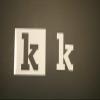 16" Lower Case Letter K Reusable (SRAL) Mylar Stencil - Art Supplies view 1