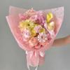 BBJ WRAPS Korean Cotton Wrapping Flower Paper Non-woven Waterproof Floral Bouquet Wraps Packaging Tissue Paper for Florist Supplies, 22.8x22.8 Inch - 15 Sheets (Deep Pink) view 2