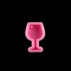 AGCFABS Silicone Casting Epoxy Mold for DIY Resin Pendant Hollow Cat Paw Keychain Jewelry Tools UV Epoxy Handmade Craft Making Mould (Wine Glass) view 1