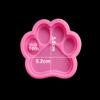 AGCFABS Silicone Casting Epoxy Mold for DIY Resin Pendant Hollow Cat Paw Keychain Jewelry Tools UV Epoxy Handmade Craft Making Mould (PK Bear Paw) view 2