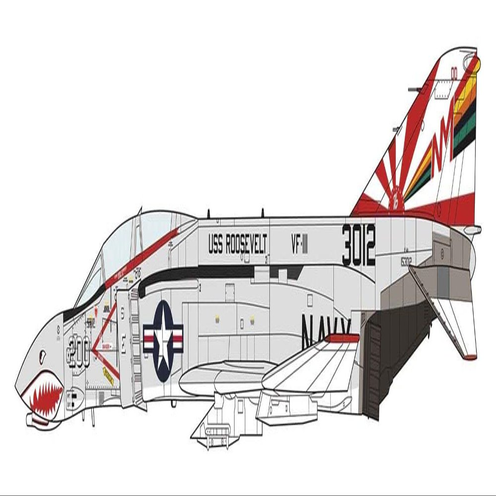 Hasegawa - 1:48 F-4B/N Phantom II - VF-111 Sundowners Cag