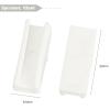 BENECREAT Pair of 12 Plastic Pliers Tips White Flat Nose Pliers Replacement Tips(25x9.5x7.5mm) for Jewelry Making Metal Forming Wiring Tool view 2