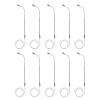 10PCS Sand Table Model lamp Post Miniature Street Light Miniature Train Model Railway Train Light Lamp Child Scale Stainless Steel Instrument view 1