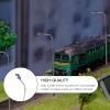 10PCS Sand Table Model lamp Post Miniature Street Light Miniature Train Model Railway Train Light Lamp Child Scale Stainless Steel Instrument view 4