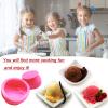 3D Ice Cream Ball Shaped Silicone Molds - Cookie & Pastry Mold for Wedding Cake, Chocolate Dessert Decor, DIY Candle & Soap Crafts, 4PCS view 4