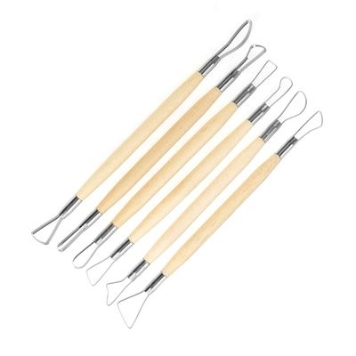 6pcs Wax Sculpting Tools Polymer Clay Soap Carvers Modelling Carving Sculpting Tool Pottery Modelling Shaping Craft Kit