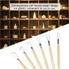 6pcs Wax Sculpting Tools Polymer Clay Soap Carvers Modelling Carving Sculpting Tool Pottery Modelling Shaping Craft Kit view 3