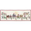 Eva Rosenstand Wall Hanging Counted Cross Stitch kit Calendar, Train, 40x115cm, DIY view 1