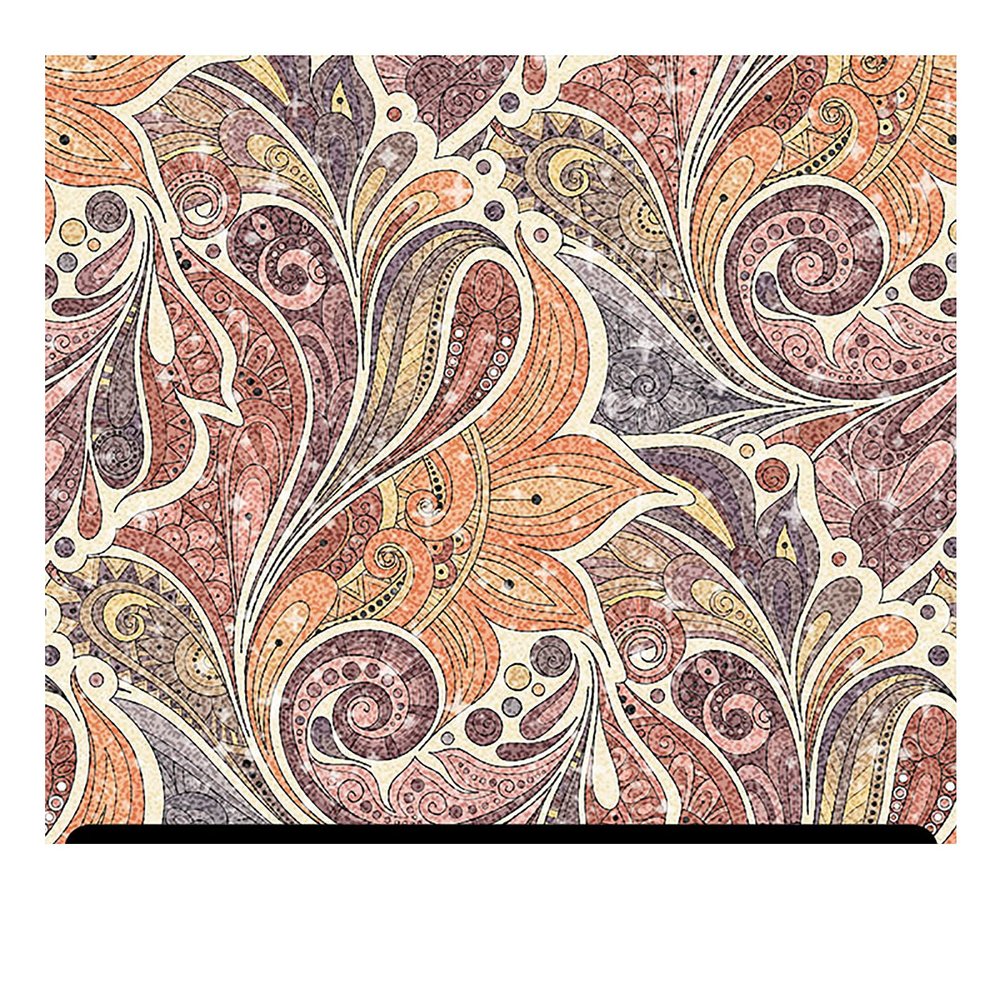 Floral Patterned Glitter HTV (13.33" x 36") - Paisley Garden