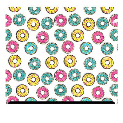 Food and Drinks Patterned Glitter HTV (13.33" x 36") - Glazed Donuts