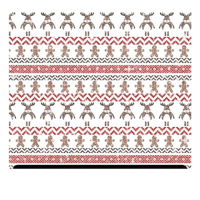 Food and Drinks Patterned Glitter HTV (13.33" x 12") - Reindeers and Cookies