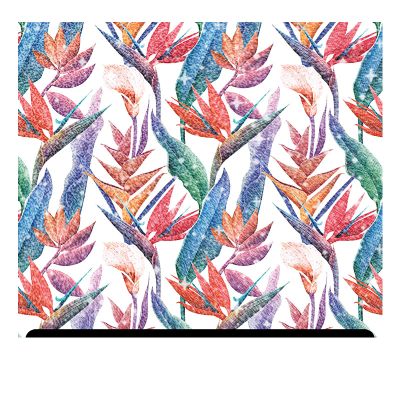 Floral Patterned Glitter HTV (13.33" x 36") - Tropical Flowers