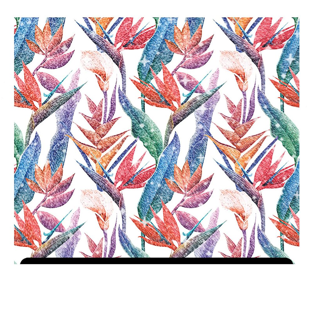 Floral Patterned Glitter HTV (13.33" x 36") - Tropical Flowers