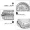 EXCEART 10pcs Salt Molds Aluminum Alloy Tool for Handmade Soaps Cakes Chocolates and Crafts Unique Shapes Scallop Heart Petal Half view 4