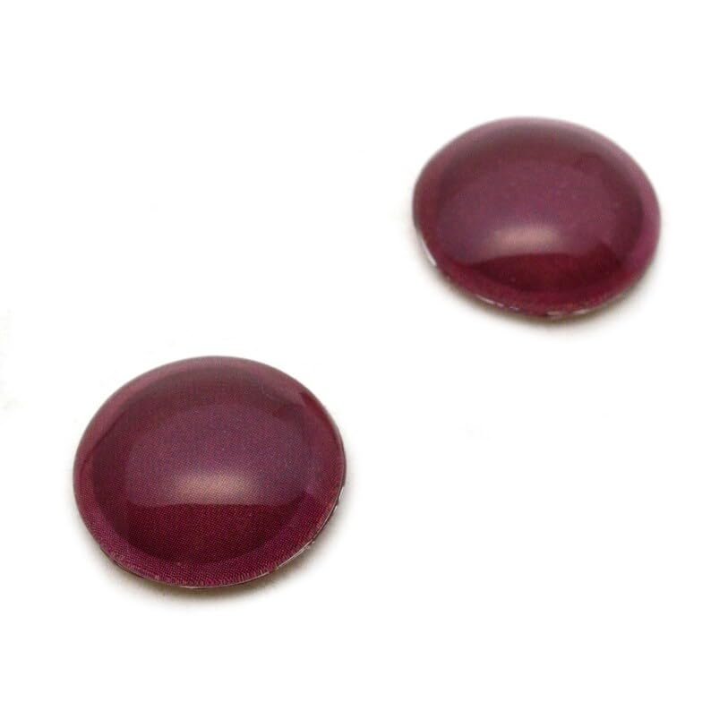 Red Albino Mouse or Rat Glass Eyes Animal Inspired Cabochons Pair for Art Doll Parts, Sculpture, Jewelry Making, Taxidermy, Rodent Flatback Dome Pendant (14mm)