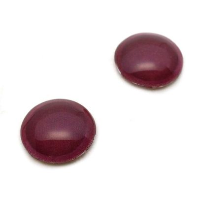 Red Albino Mouse or Rat Glass Eyes Animal Inspired Cabochons Pair for Art Doll Parts, Sculpture, Jewelry Making, Taxidermy, Rodent Flatback Dome Pendant (8mm)