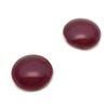 Red Albino Mouse or Rat Glass Eyes Animal Inspired Cabochons Pair for Art Doll Parts, Sculpture, Jewelry Making, Taxidermy, Rodent Flatback Dome Pendant (8mm) view 1