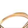 18 Gauge, 14/20 Yellow Gold Filled Wire (Half Round) Half Hard 14K Gold Filled Made in USA - 5FT by CRAFT WIRE view 3